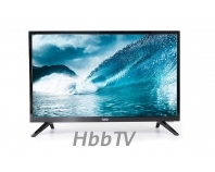 XORO HTL 2477, 23,6" SmartTV HDTV Fernseher mit 12V Anschluss, integriertem HD Triple Tuner (DVB-S2/T2/C), HbbTV und Mediaplayer