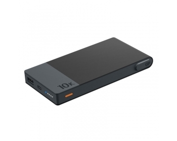 Powerbank GP M10B grau 10.000 mAh 1xUSB-A-Anschlüsse 1xUSB-C-Anschlüsse