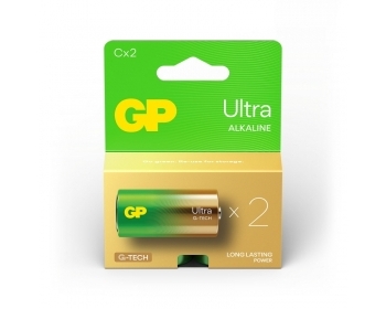 C Baby Batterie GP Alkaline Ultra, 80% stärker, 1,5V (2 Stück)