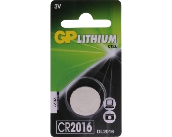 CR2016 GP Lithium Knopfzelle 3V 1 Stück