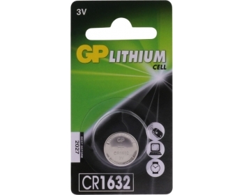 CR1632 GP Lithium Knopfzelle 3V 1 Stück