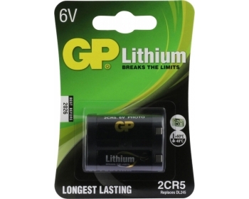 2CR5 Batterie GP Lithium 1 Stück