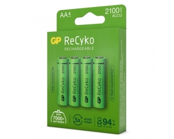 AA Akku GP NiMH 2100 mAh ReCyko 1,2V 4 Stück