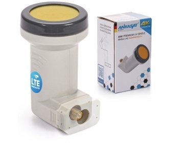 ANK PREMIUM UV LNB SINGLE LNC SUNPROTECT+, inkl. Wetterschutzkappe, inkl. 2x vergoldete F-Stecker