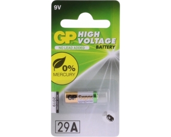 29A GP Alkaline Rundzellenbatterie Hochspannung 9V 1 Stück