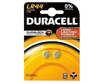 DURACELL LR44, Knopfzelle Blister (2)