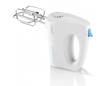 NOAR (Handmixer) Weiß, Leistungsaufnahme 250 W , 3 Geschwindigkeitsstufen , ZUBEHÖR: 2 Rührbesen, 2 Kne