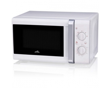 KLASICO (Mikrowelle) Weiß, Leistungsaufnahme 1200 W , Einfache Mikrowelle mit mechanischer Steue- rung