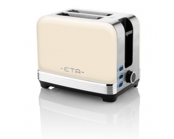 STORIO (Toaster) Beige, Leistungsaufnahme: 980 W , Einstellbare Toastzeit (7 Stufen) , 2 Schlitze für 2