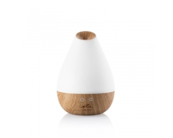 AURA (Aroma Diffusor) Weiß/Bambus, Ultraschall-Technologie , Kombination von Wirkungen der Aromatherapi