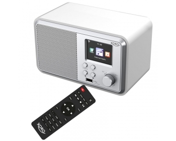 DAB 300 IR weiß, WLAN-Internet Radio mit DAB+ Empfang, Bluetooth, Wecker, USB, UPnP, Musik Streaming, 6,1 cm Farb-TFT-Display