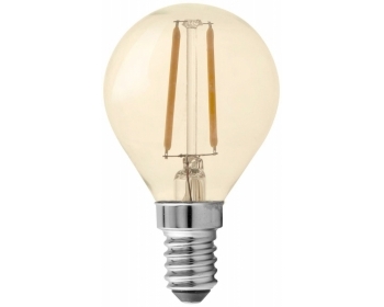 LED Lampe GP 080589 E14 A45 Tropfenlampe Filament Gold 1,2W 1 Stück