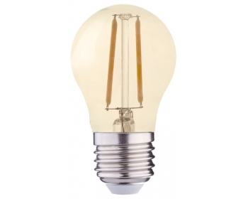 LED Lampe GP 080596 E27 A45 Tropfenlampe Filament Gold 1,2W 1 Stück