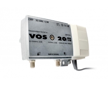 Verstärker VOS 20/RA-1G, Hausanschluss-Verstärker 1.006 MHz, 20 dB, Kathrein CATV-Verstärker B1.1