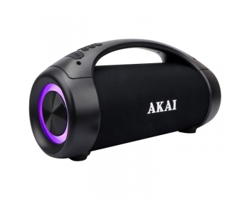 AKAI ABTS-55, tragbare Bluetooth-Box mit LED-Lichtshow