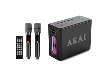 AKAI ABTSW-120, Wasserdichter Bluetooth-Partylautsprecher mit Mikrofonen