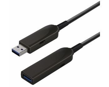 C506-15ML, Aktives USB 3.1 (Gen 2) Glasfaser Kabel, USB A Stecker - USB A Buchse, 15,0 m