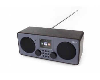 XORO DAB 600 IR V3, WLAN-Stereo-Internetradio, DAB+, Wecker, Wetter Station, USB, UPNP, Musik Streaming, 18W, 7.01-cm-Display