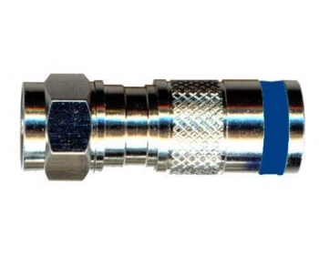 F-KPS 49 blau, Kompressions-Stecker für AC100, AC400