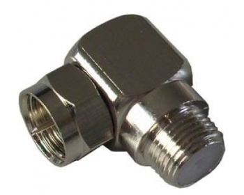 FW01-HQ F-Stecker - F-Buchse, winkel, hochwertige Ausführung