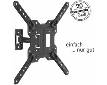 HEG5L, schwenkbareTV Wandhalterung, 23" - 65" (58 - 165 cm), belastbar bis 30 kg, neigbar, schwenkbar, variabler Wandabstand