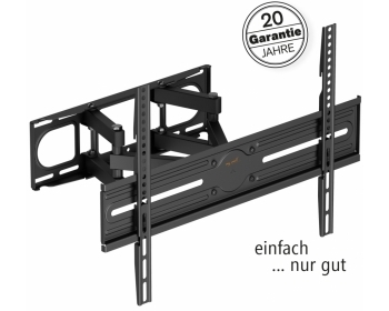 HEG7L, schwenkbare TV Wandhalterung, 37" - 80" (94 - 203 cm), Belastung bis 40 kg, neigen, schwenken, variabler Wandabstand