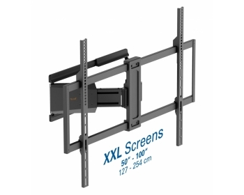 HP46L, für Bildschirme 50"-100" (127- 254 cm), TV Wandhalterung schwenkbar für XXL Fernseher, bis 65 kg