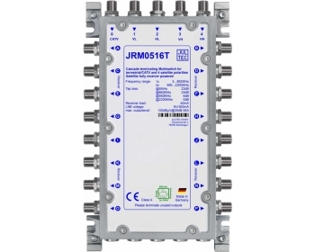 JRM0516T, Multischalter 5 Eingänge/ 12 Ausgänge, kein Netzteil erforderlich!