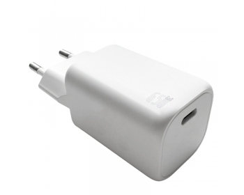 MQ6WL, GaN Schnellladegerät 65 W, 1x USB C, Eingang: 100–240 V, Ausgang: 1x USB C  5 V - 20 V, PPS &  AVS Unterstützung