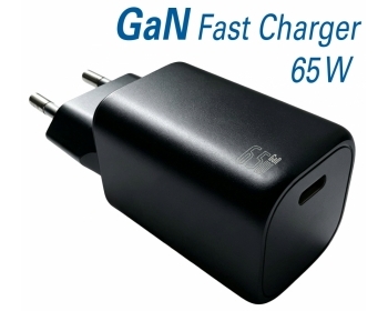 MQ6L, GaN Schnellladegerät 65 W, 1x USB C, Eingang: 100–240 V, Ausgang: 1x USB C  5 V - 20 V, PPS &  AVS Unterstützung