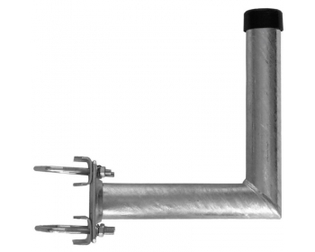 Mastausleger - Stahl / L- Form, 25cm / Rohr Ø48mm