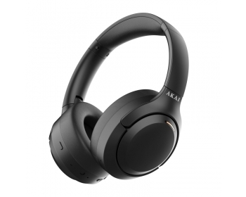 AKAI BTH-P300HANC, Hybrid ANC Bluetooth Over-Ear Kopfhörer mit 21 Stunden Akkulaufzeit und faltbarem Design