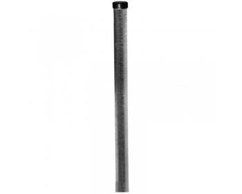 Stahlmast, 1 Meter, Rohr Ø 48x2 mm mit Mastkappe