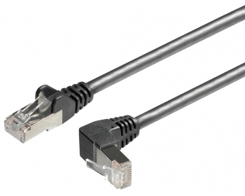 TI45-2L, 2,0m, Cat6A / S/FTP (PIMF) Patchkabel, 90° gewinkelt