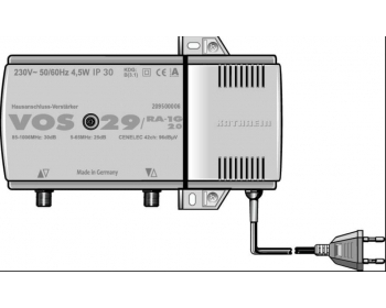 Verstärker VOS 29/RA-1G 2.0, Hausanschluss-Verstärker 1.006 MHz, 30 dB, Kathrein CATV-Verstärker B3.1