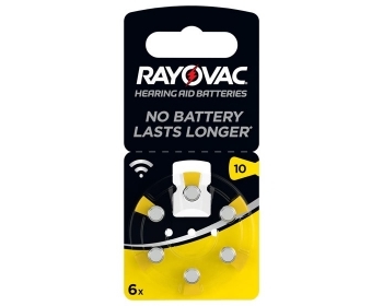 Rayovac 4600 Hörgerätebatterie HA10 (PR70)