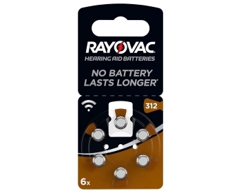 Rayovac 4607 Hörgerätebatterie HA312 (PR41)
