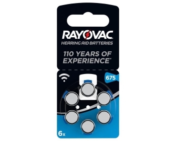 Rayovac 4600 Hörgerätebatterie HA675 (PR44)