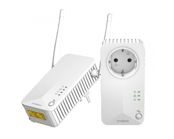 POWERLINE WLAN 600 KIT, 2x WiFI / Powerline Adapter HomePlug AV2 mit bis zu 600 Mbit/s.