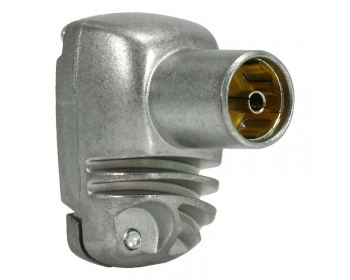 Televes KKW2000N, IEC-Winkelkupplung geschraubt, Class A+ Universal: Ø 5...7.5 mm