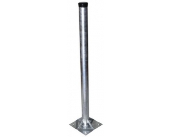 Stahl-Standfuß, 1,0m, Rohr Ø 60mm, verstrebt