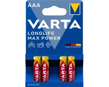 VARTA 4703, Longlife Max Power, Micro, AAA, LR03, BLister (4)