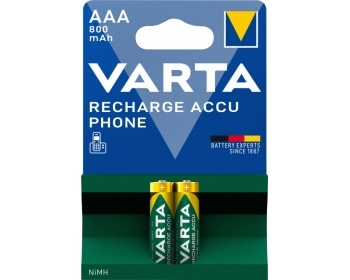 VARTA T398 800mAh Akku DECT/ Phone, AAA Micro 800mAh BL2