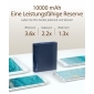 Powerbank GP B10A blau 10.000 mAh 2 USB-Anschlüsse 2.1A