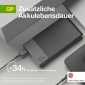 Powerbank GP M10B grau 10.000 mAh 1xUSB-A-Anschlüsse 1xUSB-C-Anschlüsse