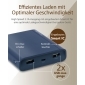 Powerbank GP B10A blau 10.000 mAh 2 USB-Anschlüsse 2.1A