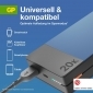 Powerbank GP M20B blau 20.000 mAh 1xUSB-A-Anschlüsse 1xUSB-C-Anschlüsse