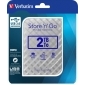 Verbatim - Festplatte 2TB, USB 3.0 2,5", silber, Store ´n´ Go, Gen 2, 3D Optik, Software, Retail Blister