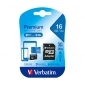 microSDHC Card 16GB, Premium, Class 10, U1, (R) 80MB/s, (W) 10MB/s, SD Adapter, Retail-Blister