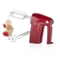 CUORE (Handmixer) Rot, Leistungsaufnahme 350 W , 4 Geschwindigkeitsstufen , TURBO Taste , ZUBEHÖR: 2 Rü